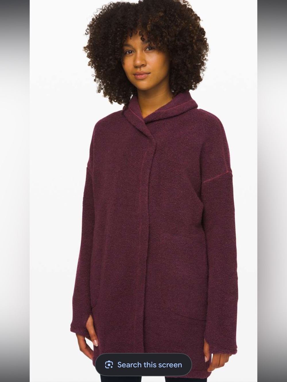 lululemon athletica Sincerely Sherpa Wrap - Arctic Plum